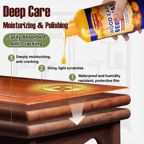 （Buy 1 Get 2 Free（3PCS））🔥Natural Beeswax & Orange Oil Wood Conditioner
