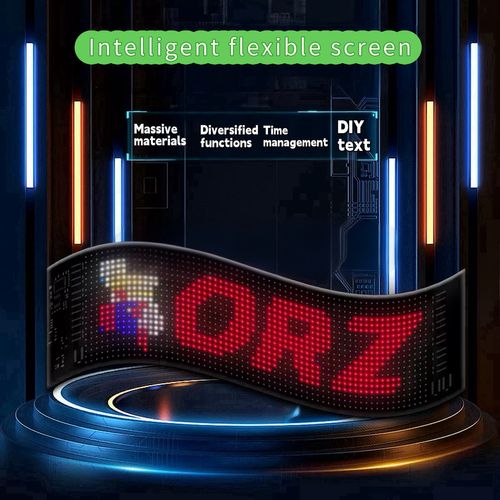 LED flexible display APP Bluetooth decorative advertising screen full color smart car stickers