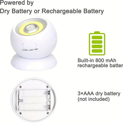 1pc 360° Motion Activated Portable Night Light