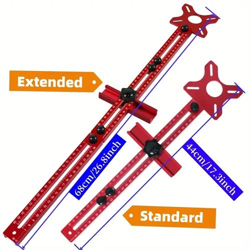 Versatile 3-in-1 Aluminum Router Jig for Woodworking