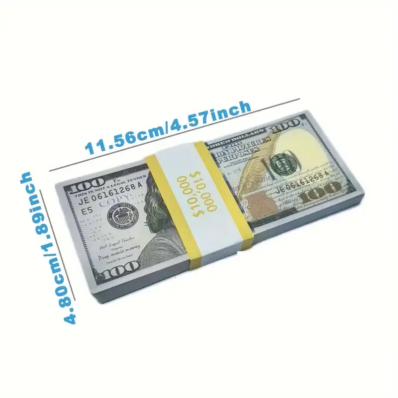200pcs Dollar Bills Replica Prop Money Set - Perfect for Christmas, Halloween Parties, Filming, Movie Props, and Board Games