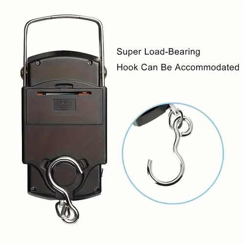 Electronic Portable Hand Scale, Mini Luggage Scale With Ruler, Fishing Bag Scale