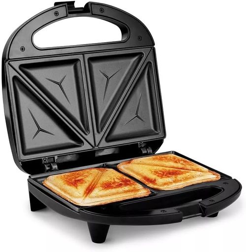 2 Slice Grilled Cheese Maker with Non-stick Flat Plates