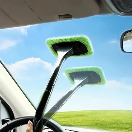 🔥Microfiber Car Windshield Cleaner Tool