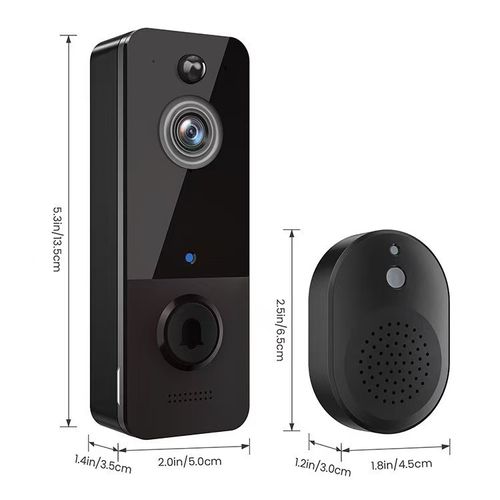 HD night vision wireless video doorbell