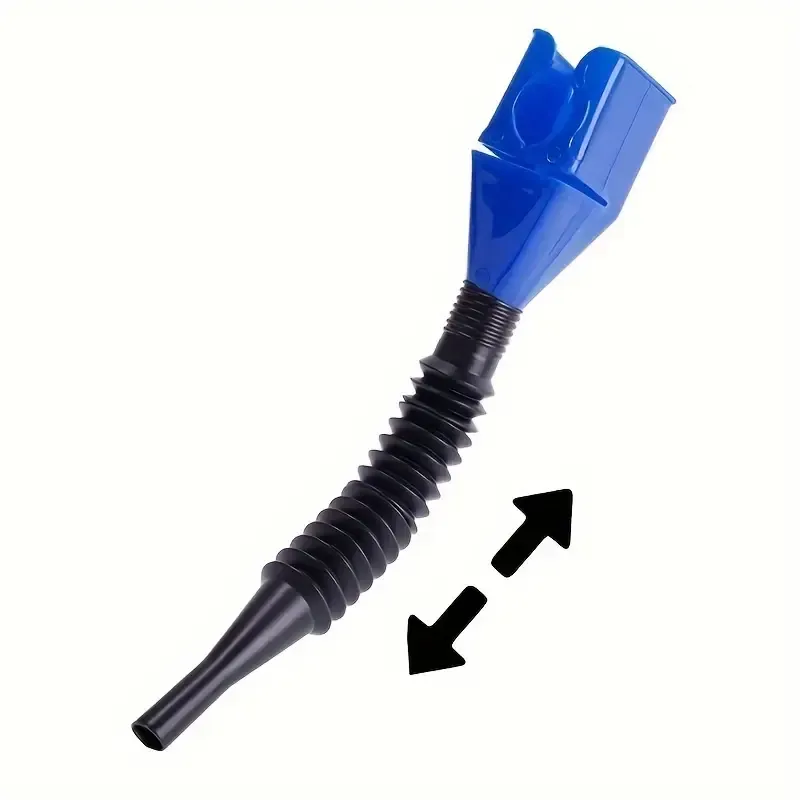 Portable Telescopic Oil Funnel for Street-Touring Motorcycles