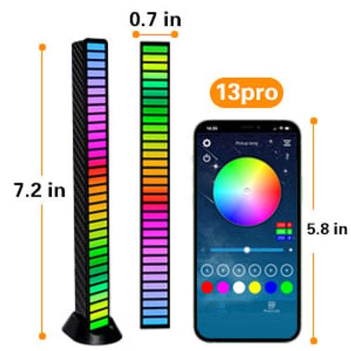 Wireless Sound Activated RGB Light Bar🔥