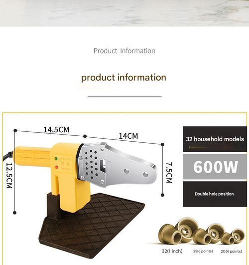 Digital Display PPR Plastic Pipe Welding Machine Socket Fusion Thermofusion 20-32mm