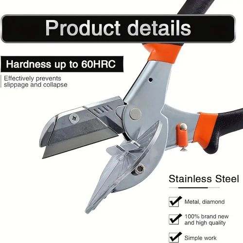 Adjustable Multi-Angle Miter Shear Cutter - 45-135 Degree
