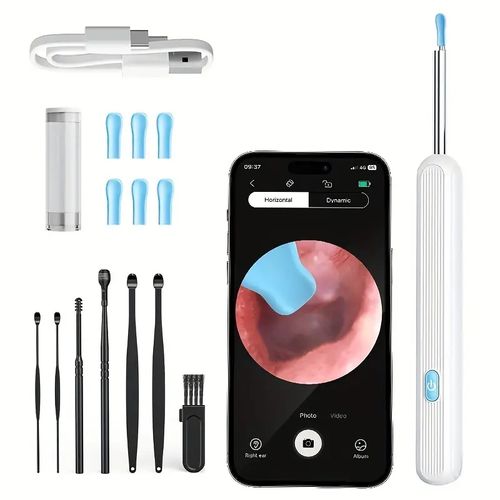 Wireless Ear Wax Removal Tool with Camera and Light