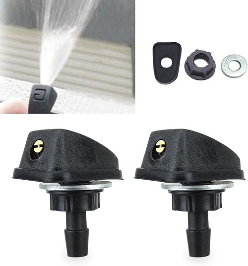 Pack2 Car Front Windshield Washer Automotive Wiper Nozzles