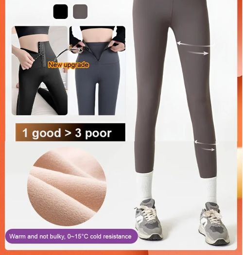 🔥New Zipper Microfleece Barbie High Waist & Hip Lift Pants