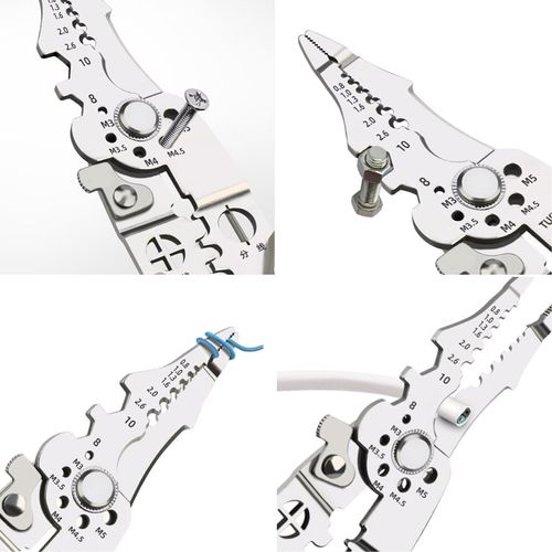 Multifunctional Wire Stripper Crimper Cable Cutter Pliers