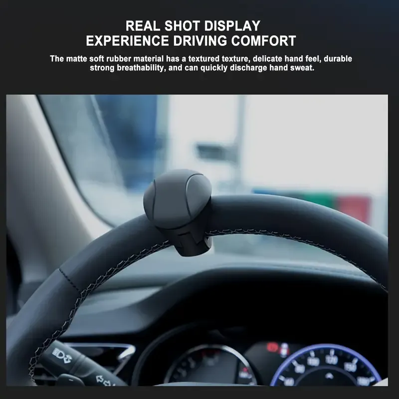 Car Steering Wheel Assist Driving Booster Ball One-hand Control Non-slip Silicone Steering Wheel Knob
