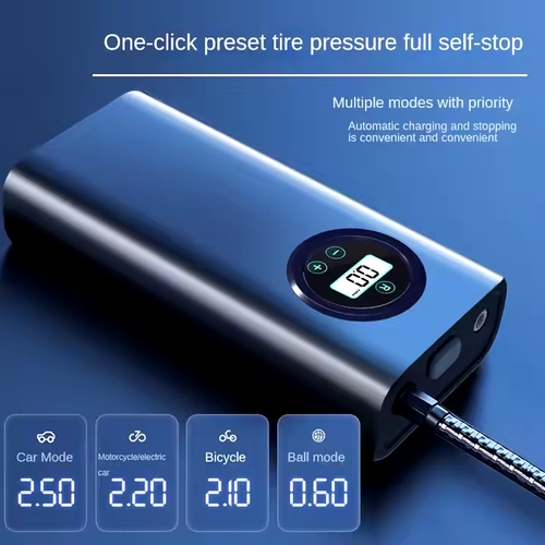 Portable Wireless Car Tire Inflator Pump
