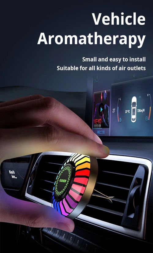 Vehicle-mounted aromatherapy music rhythm lamp