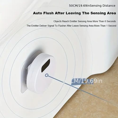 Rechargeable Lithium Battery Smart Toilet Flusher