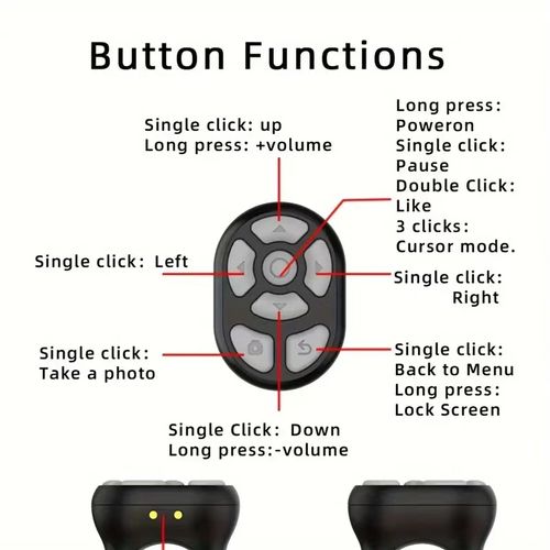 Multifunctional Mobile Phone Ring Remote Control