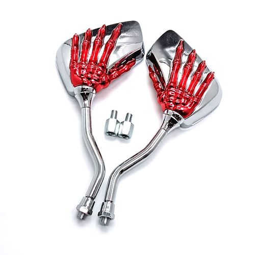 Pairs of Distinctive Skull Hand Rearview Side Mirror