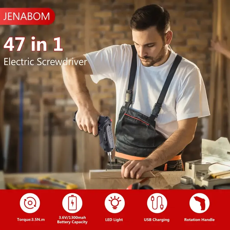 Tools Box Kit Set With Electric Drill Machine