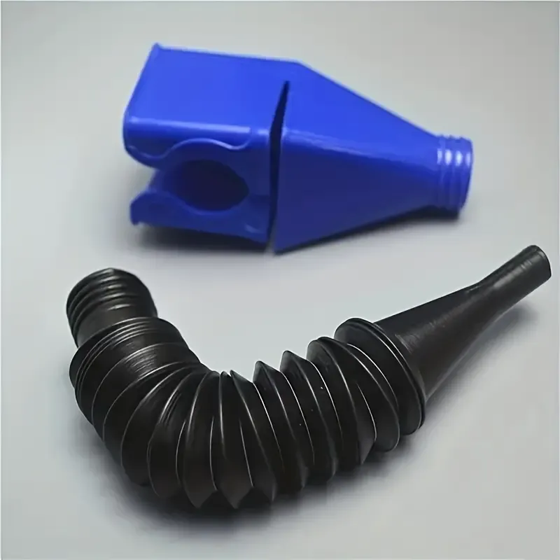 Portable Telescopic Oil Funnel for Street-Touring Motorcycles