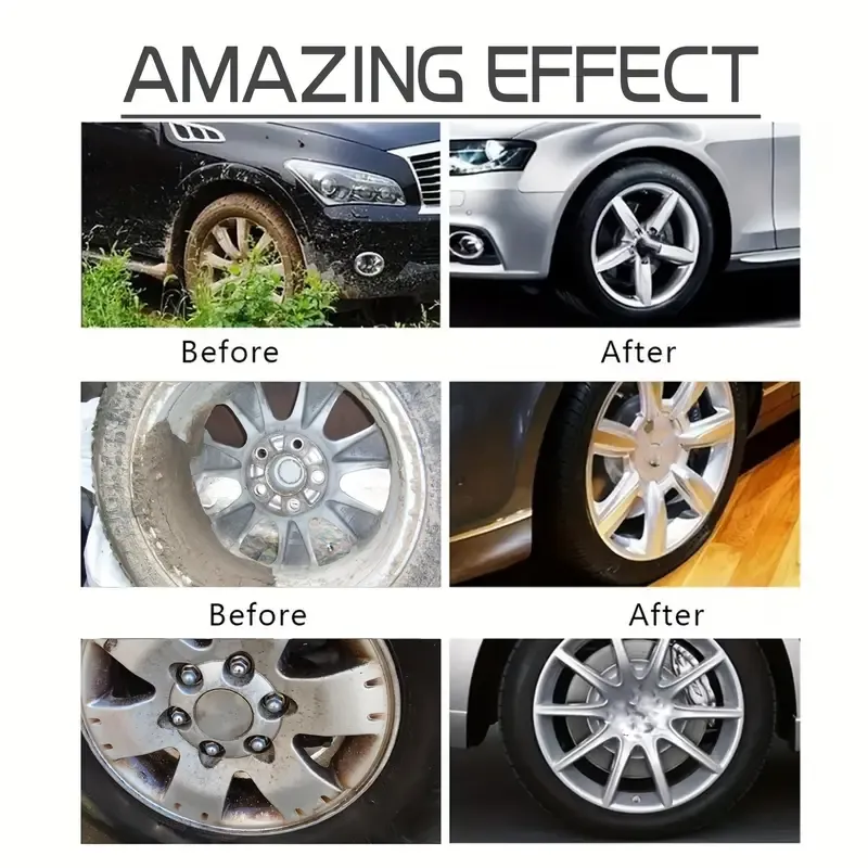 Car brake cleaner, car brake disc rust removal and polishing agent, repair wheel noise cleaner