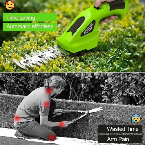Electric Handheld Hedge Trimmer and Pruning Shears