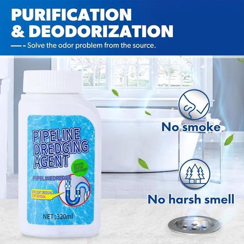🔥Pipeline Dredging Agent for Kitchen and Toilet Pipelines-Dissolves 200+ Blockages and Kills 90% of Bacteria