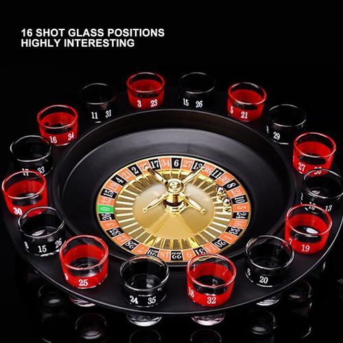 Drinking Shot Glass Turntable Game Set