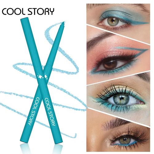 Multicolor Gel Glitter Eyeliner Waterproof Long-Wear Gel Pencil Eyeliner