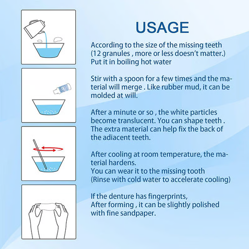 Latest👨‍⚕Tooth Repair Granules😁🌟For the Filling repair missing