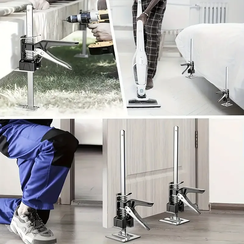 Multi-Function Arm Tool Lift - Labor-Saving, Height Adjustable, Wall Tile Locator, Door Panel Lifting, Cabinet Jack Board Lifter - Easy Installation, Space-Saving Design
