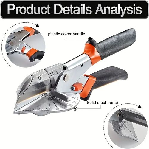 Adjustable Multi-Angle Miter Shear Cutter - 45-135 Degree