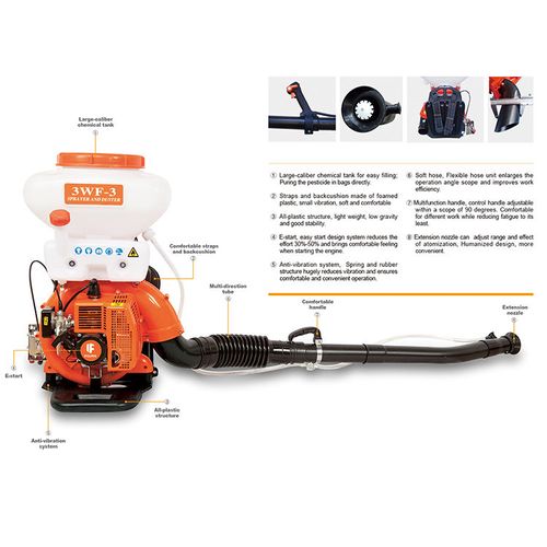 High Quality Agricultural Sprayer 2 Stroke Knapsack Gasoline Engine Sprayer