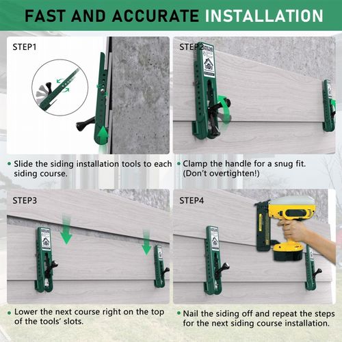 acks Set Polycarbonate Siding Installation Tools For Use With 5-16- Inch Fiber Cement Siding