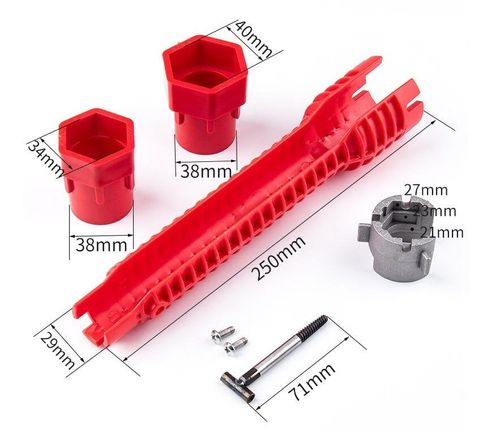 8-in-1 or 14-in-1 Sink Wrench!