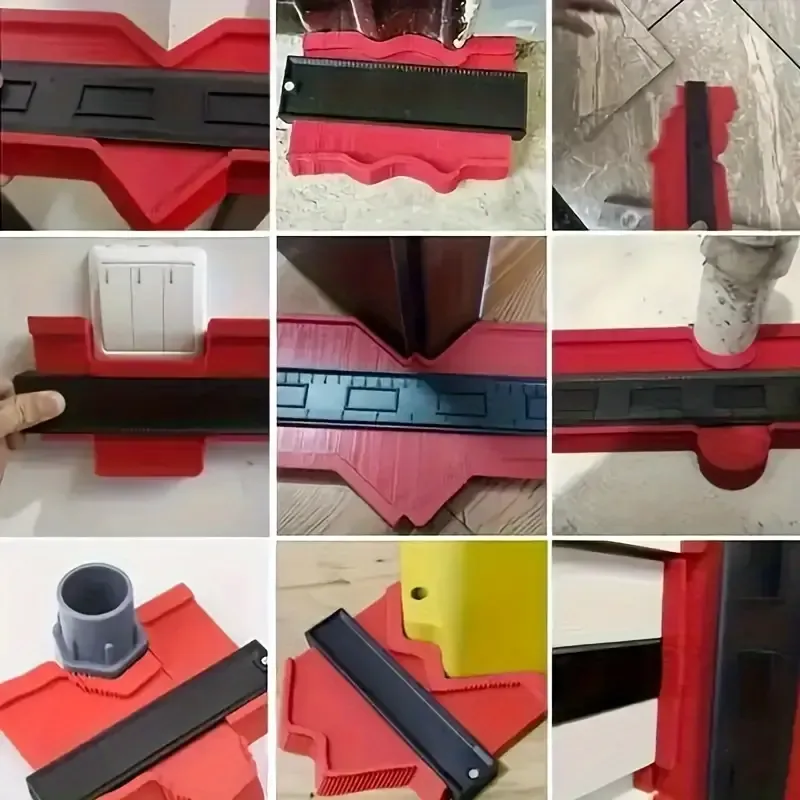 Plastic Contour Gauge Profile Multi-functional Shaping Contour Gauge Duplicator Measure Ruler