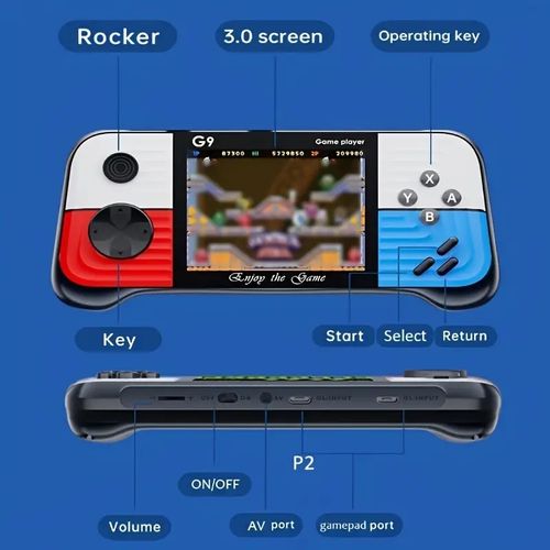 Classic Retro Mini Game Console