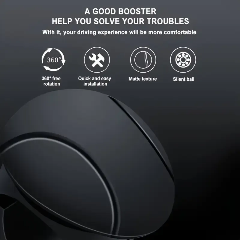 Car Steering Wheel Assist Driving Booster Ball One-hand Control Non-slip Silicone Steering Wheel Knob