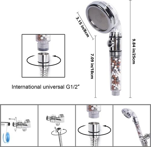 multifunctional massage high pressure jet shower head sprayer
