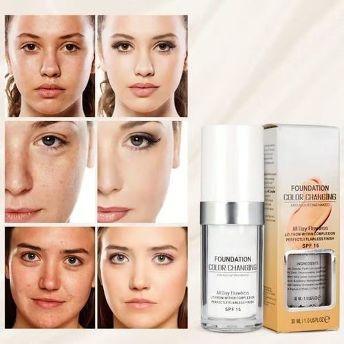 🎁Last Day - Buy 1 Get 1 Free🎉Colour Changing Mature Skin Foundation