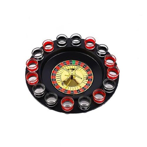 Drinking Shot Glass Turntable Game Set