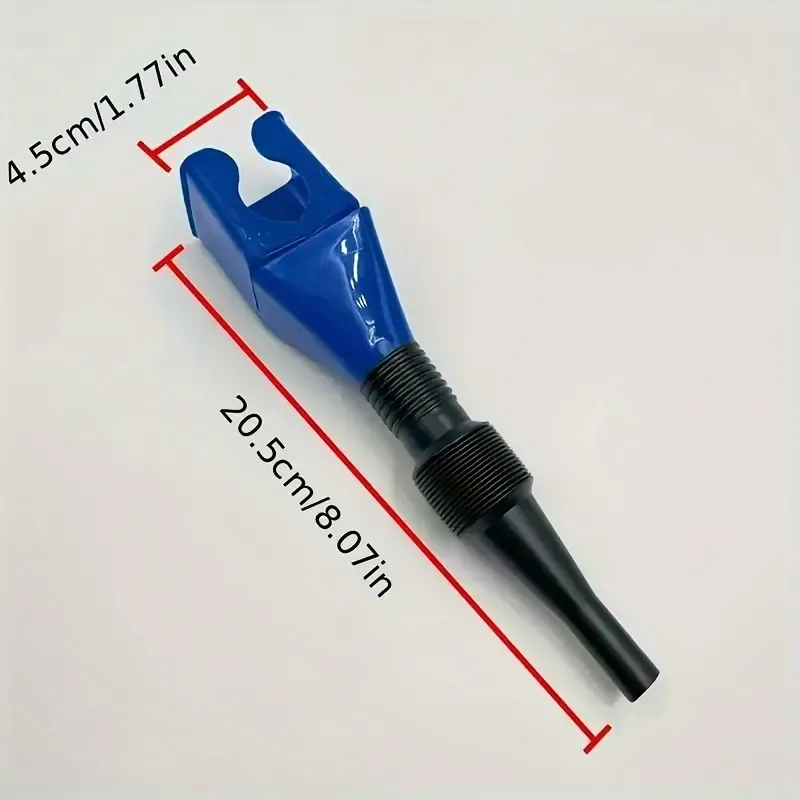 Portable Telescopic Oil Funnel for Street-Touring Motorcycles