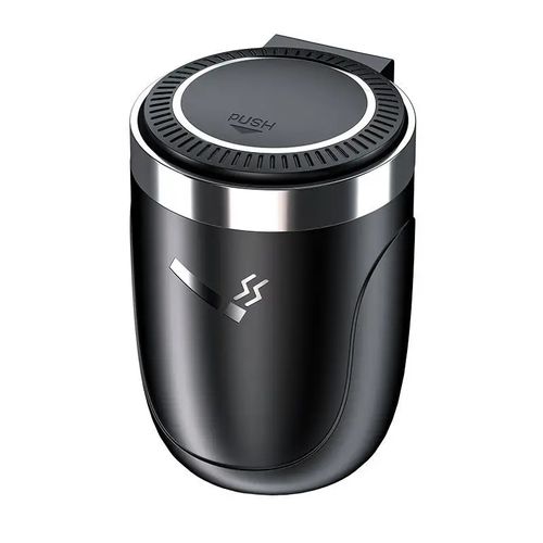 Car Cigarette Ashtray Cup With Lid With LED Light