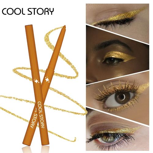 Multicolor Gel Glitter Eyeliner Waterproof Long-Wear Gel Pencil Eyeliner