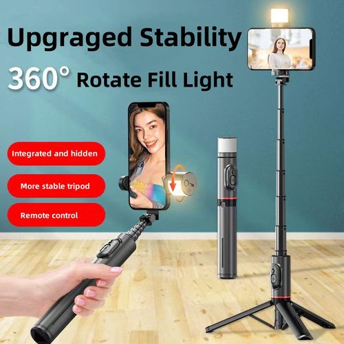Integrated Hidden Bluetooth Selfie Stick