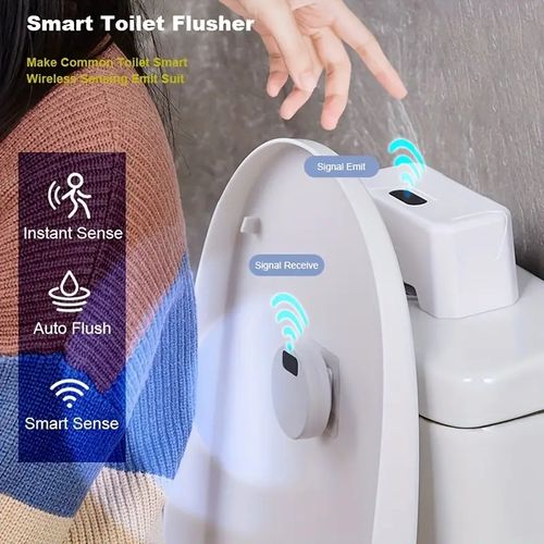 Rechargeable Lithium Battery Smart Toilet Flusher