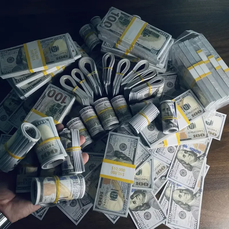 200pcs Dollar Bills Replica Prop Money Set - Perfect for Christmas, Halloween Parties, Filming, Movie Props, and Board Games