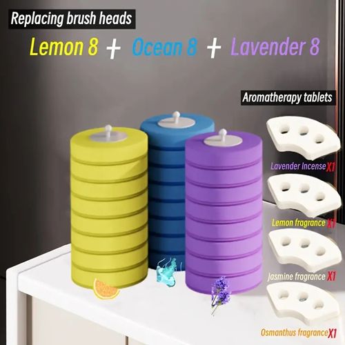 Upgraded Design Of Toilet Brush And Bracket Set