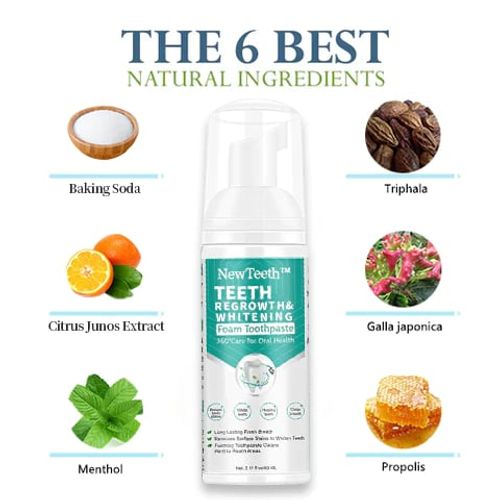 Toothpaste Mousse Foam, Calculus Removal, Teeth Whitening, Healing Mouth Ulcers, Eliminating Bad Breath, Preventing and Healing Caries, Tooth Regeneration